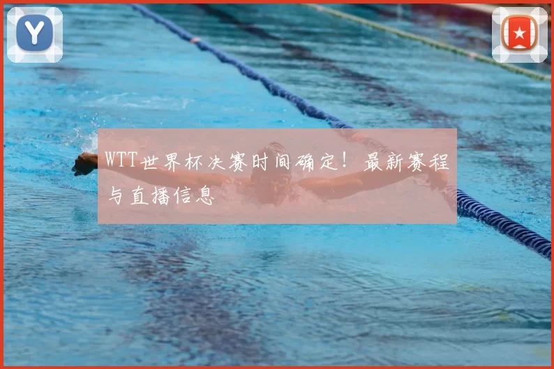 WTT世界杯决赛时间确定！最新赛程与直播信息