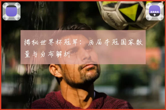 揭秘世界杯冠军：历届夺冠国家数量与分布解析